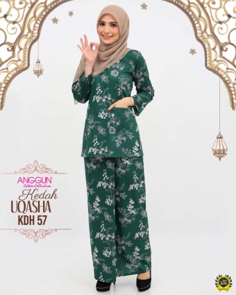 Anggun Cotton Collection Baju Kurung Selembut Kapas Cotton Kurung Kedah Uqasha