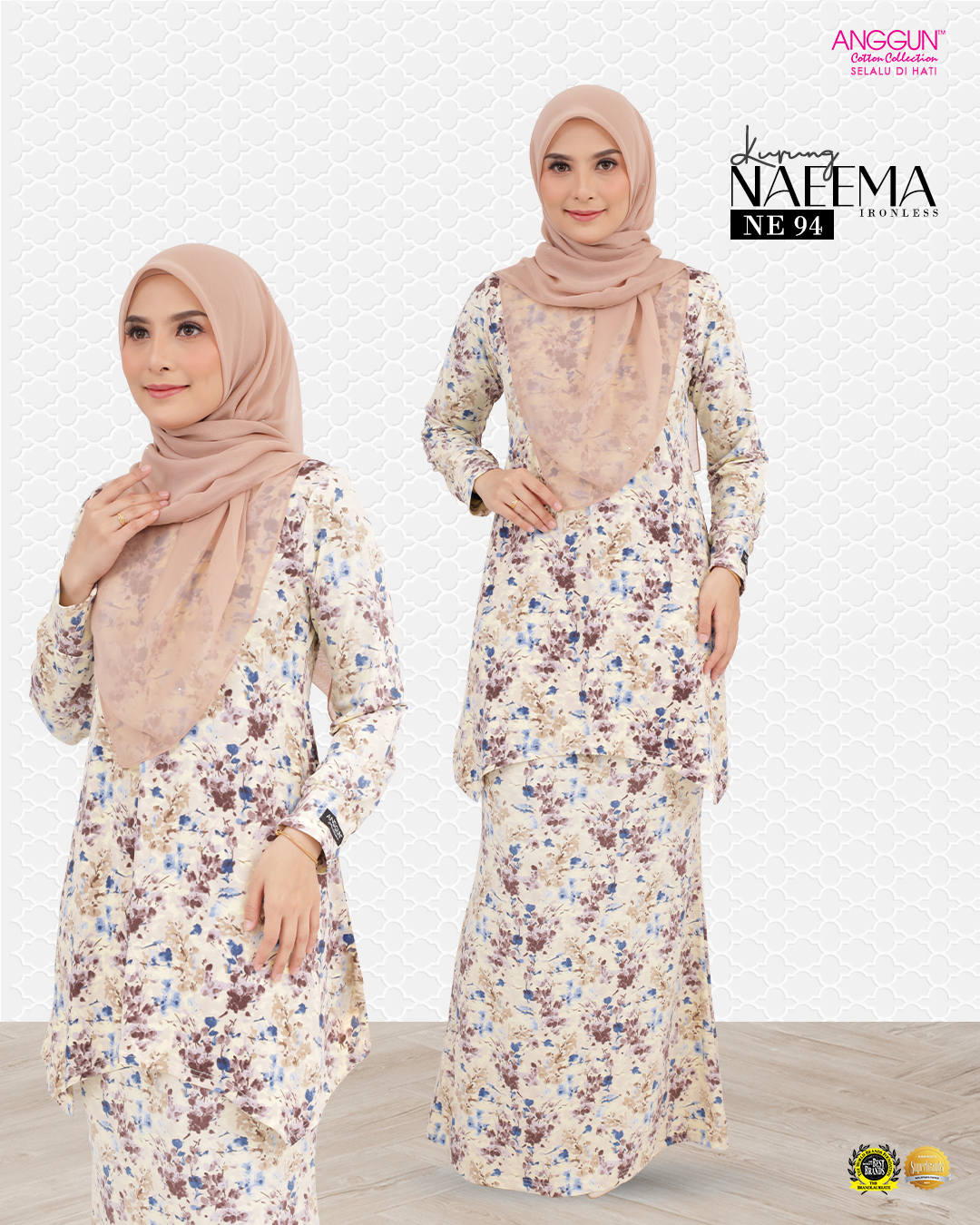 Anggun Cotton Collection | Baju Kurung Selembut Kapas | WAREHOUSE ...