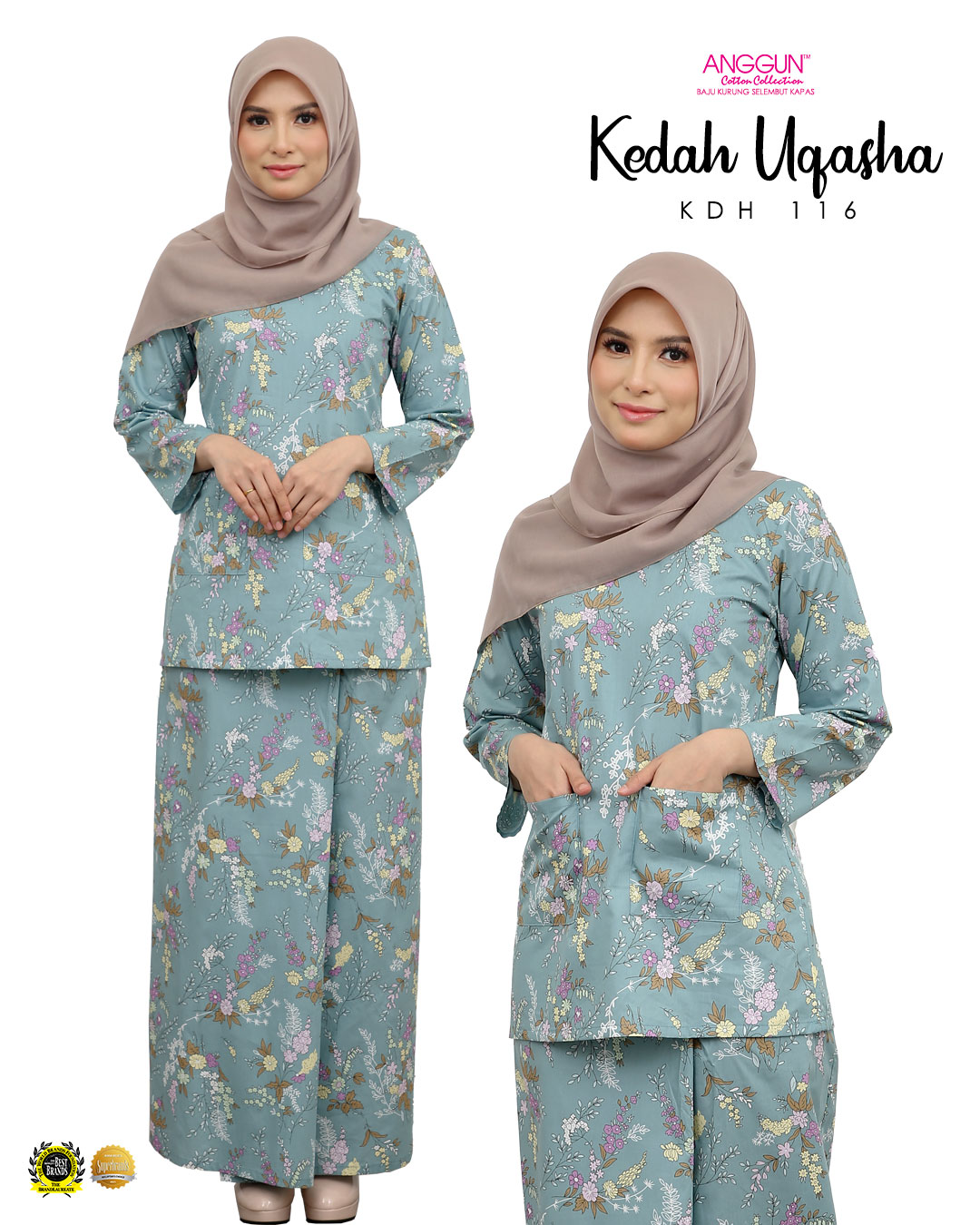 Anggun Cotton Collection | Baju Kurung Selembut Kapas | WAREHOUSE ...