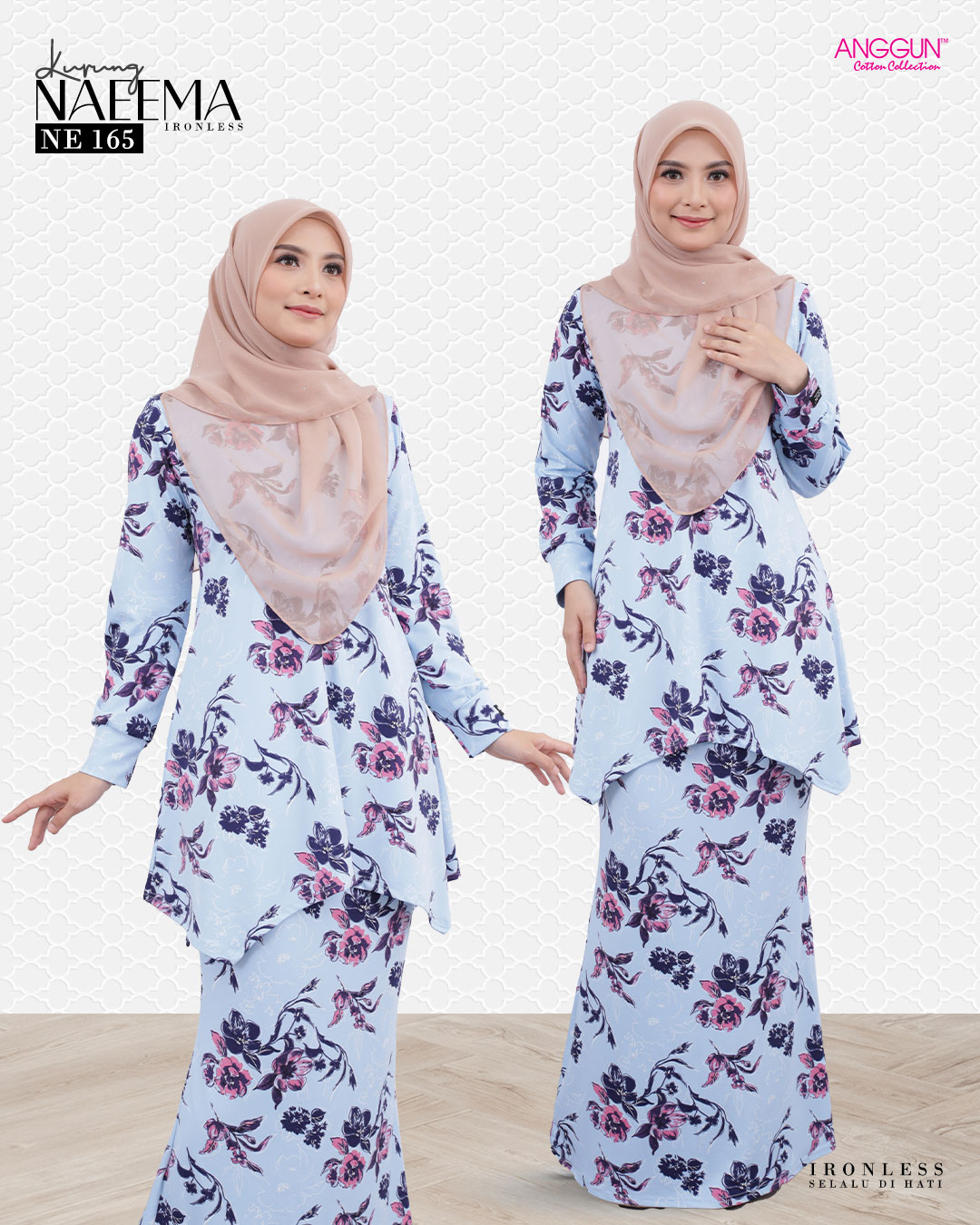 Anggun Cotton Collection | Baju Kurung Selembut Kapas | WAREHOUSE ...