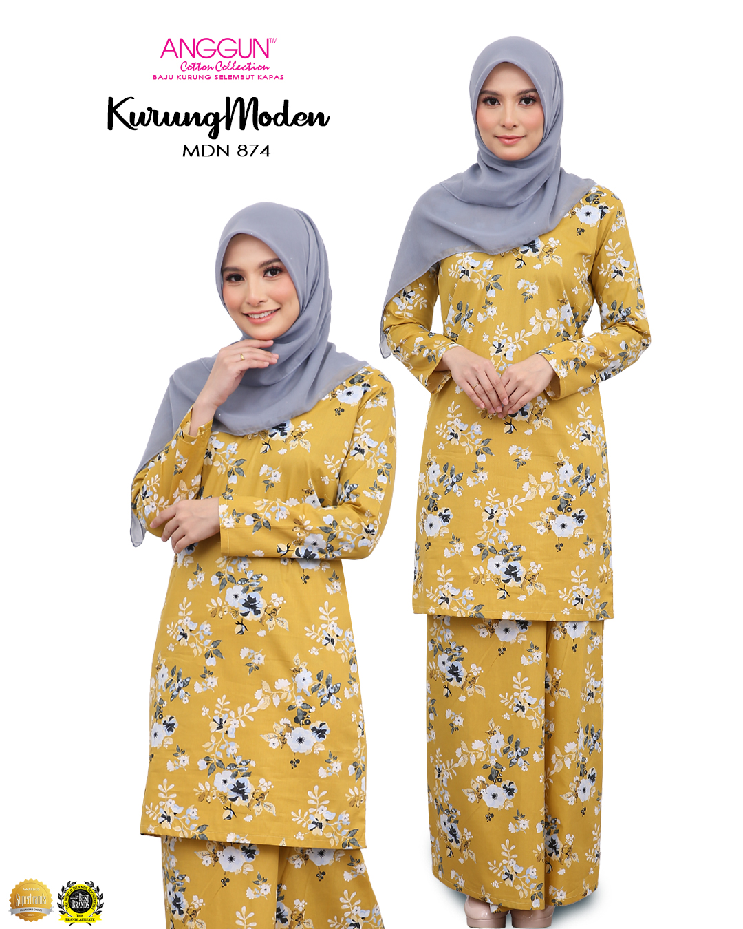 Anggun Cotton Collection | Baju Kurung Selembut Kapas | COTTON KURUNG ...